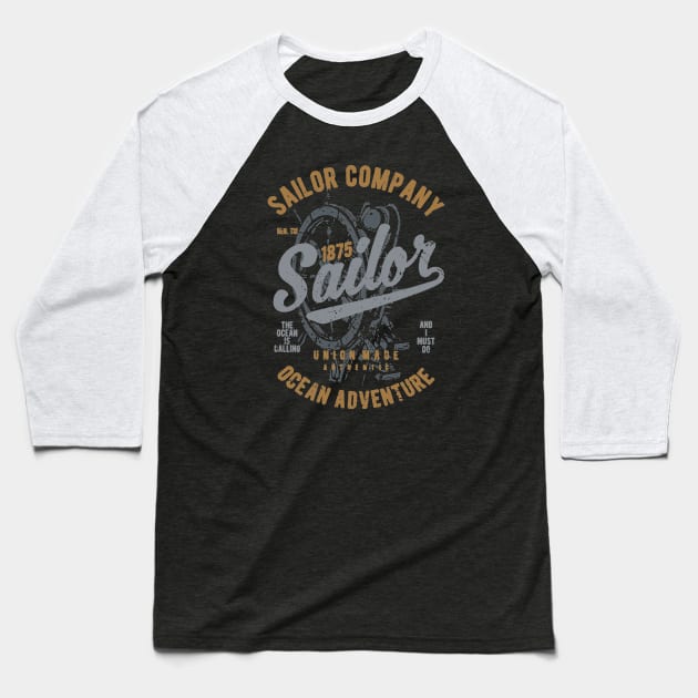 Sailor Company Baseball T-Shirt by JakeRhodes